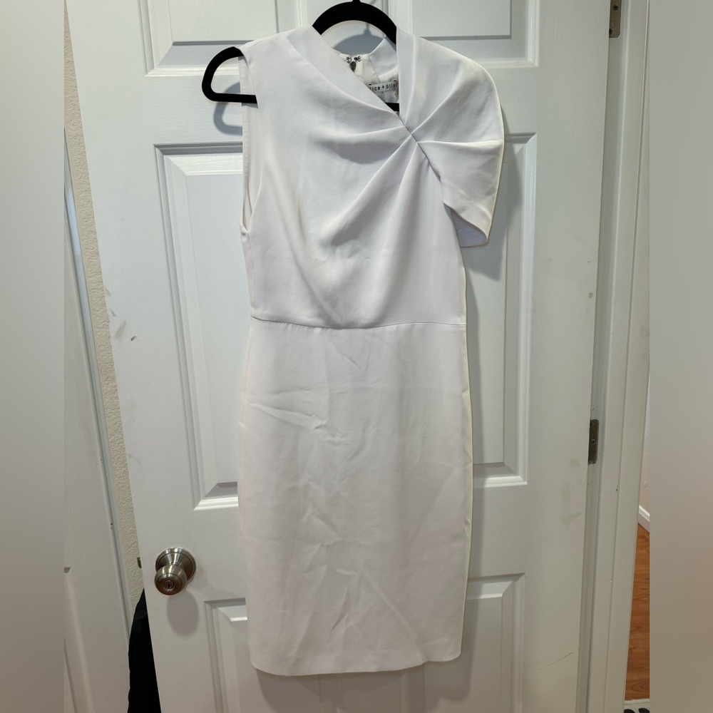 Alice + Olivia white dress